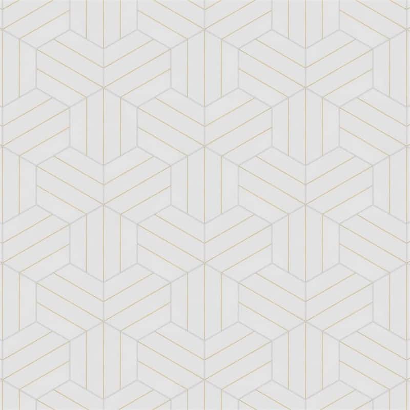 Merola Tile Porto Savona Hex Dandelion 8-5/8" x 9-7/8" Porcelain Floor and Wall Tile