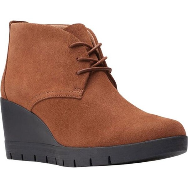 clarks wedge heel boots