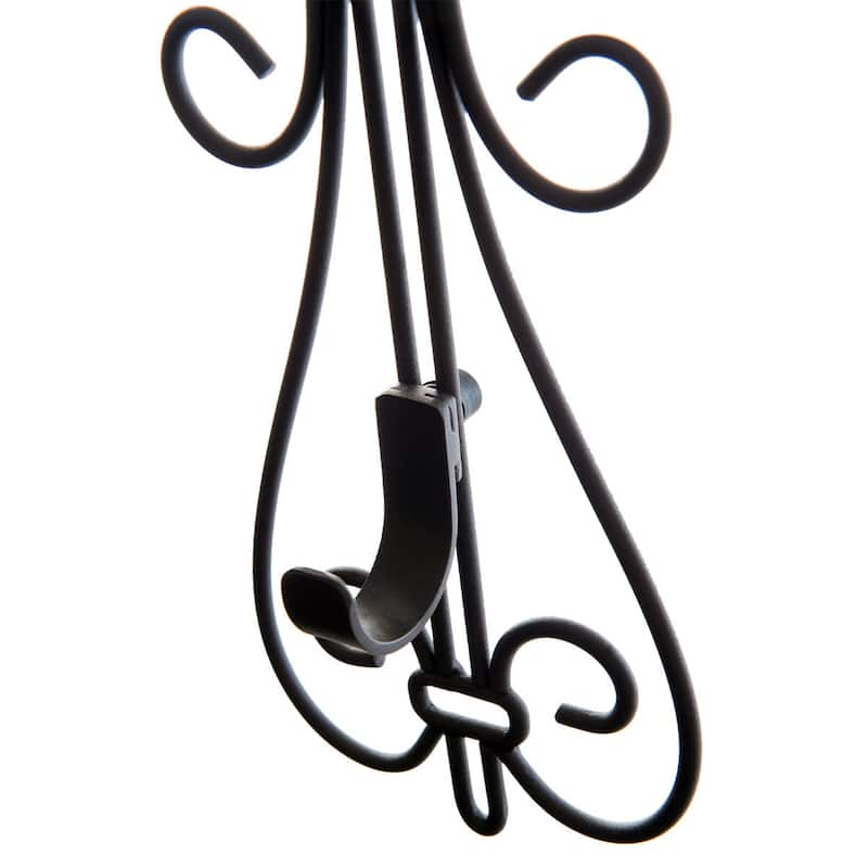 Adjustable Wreath Hanger for Door - Elegant (Brown) - Brown