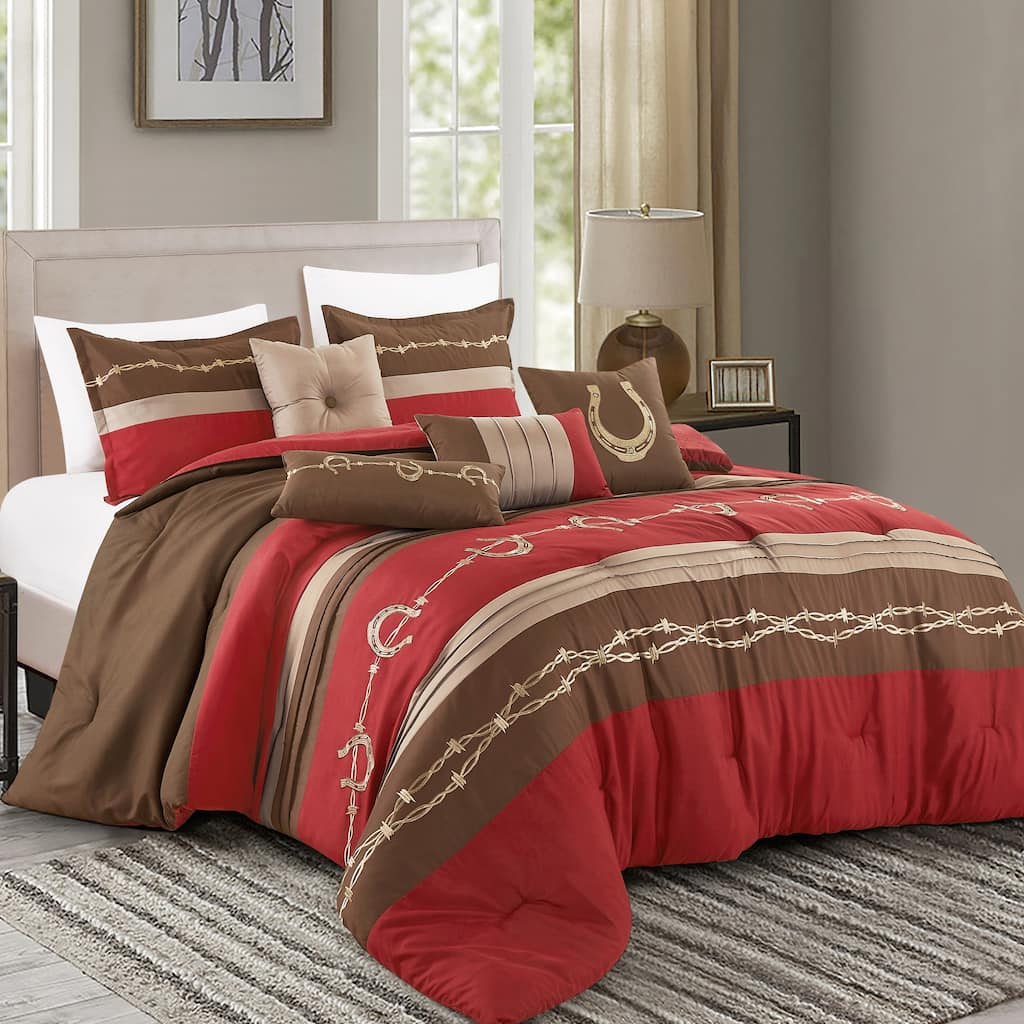 Jiera Luxury 7 Piece Comforter
