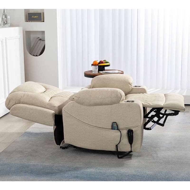 Upgraded Flagship Dual Motor Independent Control Oversized 180° Lay Flat Power Lift Recliner Chair