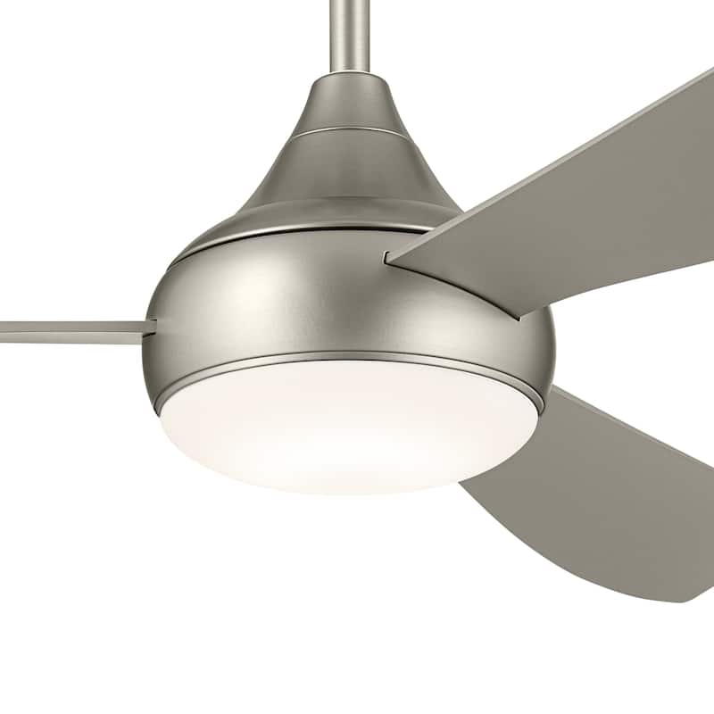 Kichler Lighting Ample 54 in. Integrated LED Indoor/Outdoor Dual Mount Ceiling Fan