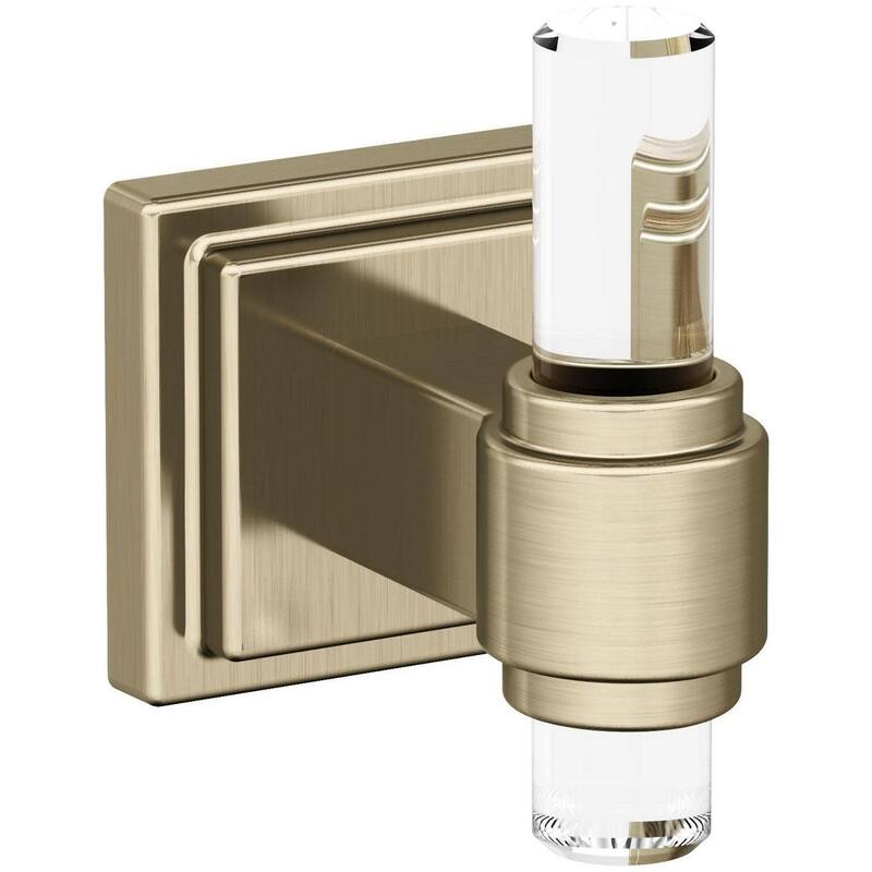 Amerock Glacio Single Robe Hook - Golden Champagne