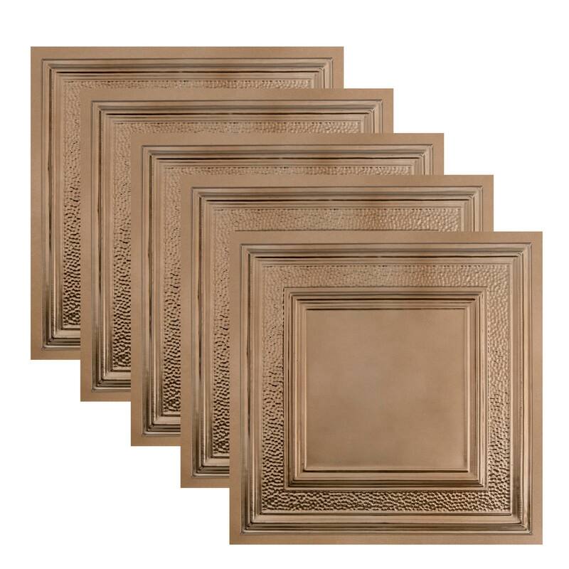 Great Lakes Tin Milwaukee Lay-in Ceiling Tile - Champagne - 2 x 2