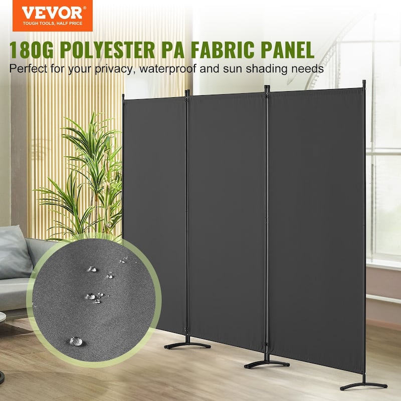 Room Divider, 3 Panel Room Dividers and Folding Privacy Screens, Fabric Partition Room Dividers for Office, Bedroom, Dinin