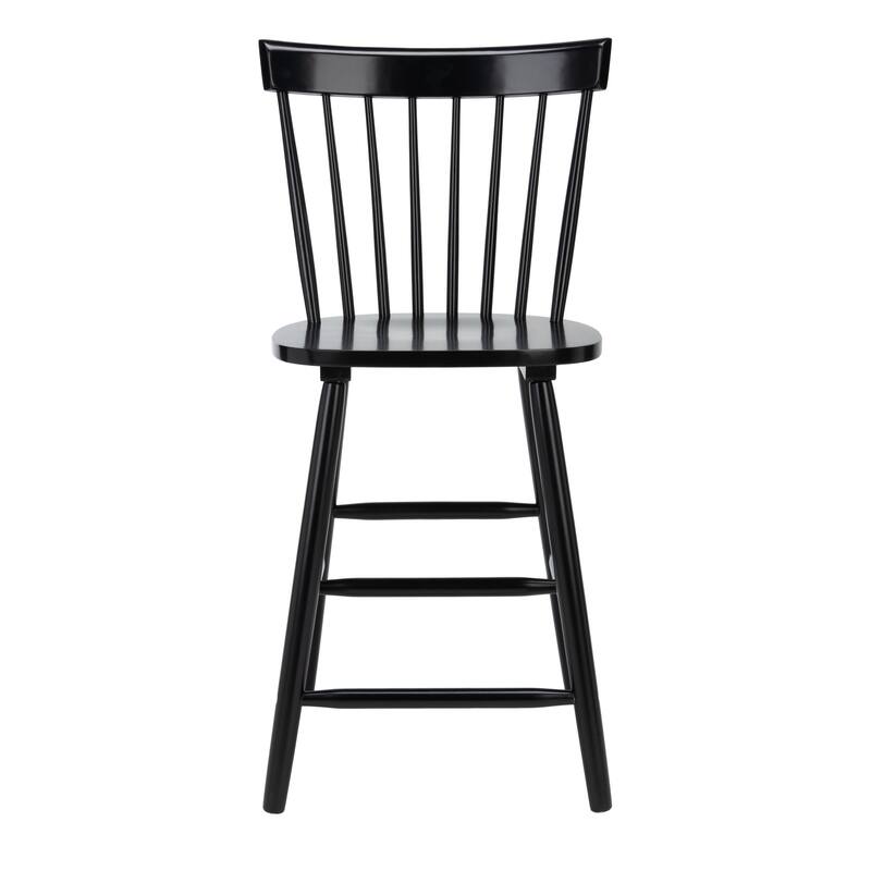 SAFAVIEH Providence 24-inch Spindle Farmhouse Counter Stools (Set of 2). - 20" W x 21" D x 39" H