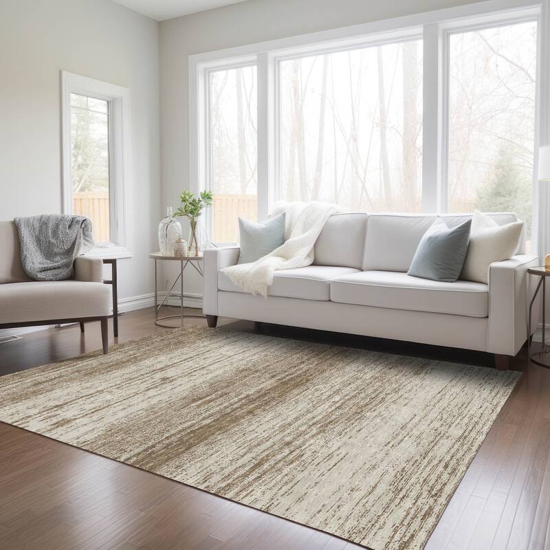 Machine Washable Indoor/ Outdoor Chantille Ombre Rug