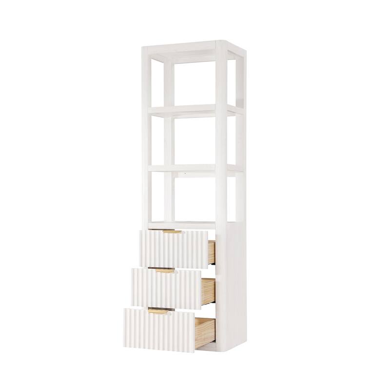 Miseno MV-SCA-704122 Cadiz 22" Single Free Standing Linen Tower