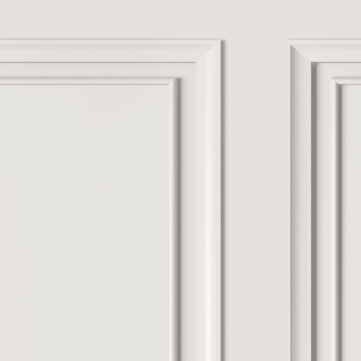 Dimension Wood Panel Grey Non-Pasted Wallpaper – 396in. x 21in. – Covers 56 square feet