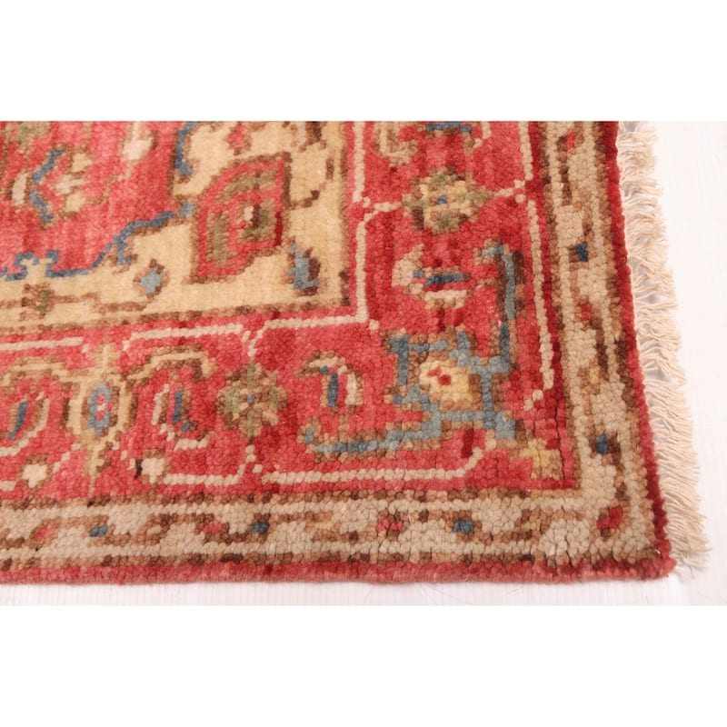 ECARPETGALLERY Hand-knotted Jules Serapi Red Wool Rug - 3'2 x 4'10
