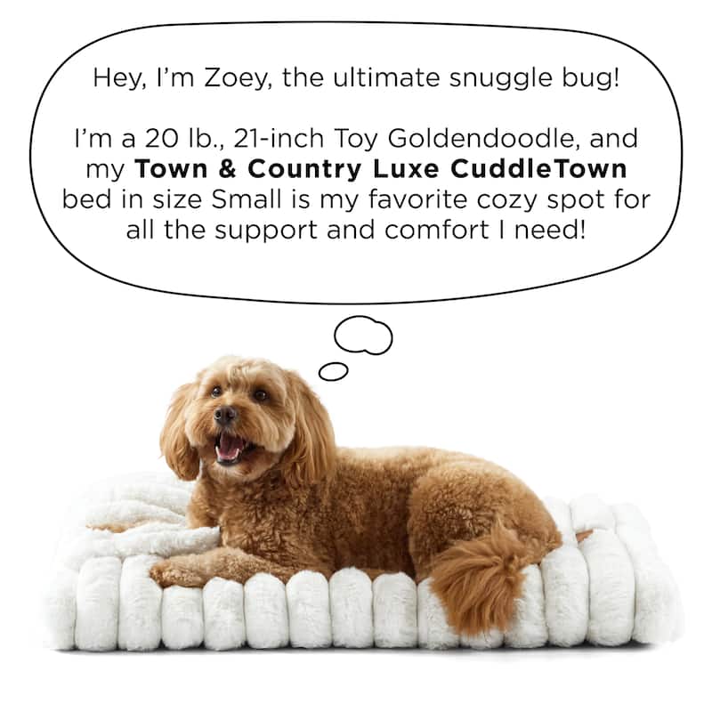 TOWN & COUNTRY LUXE CuddleTown Ribbed Bubble Stripe Pillow Crate Mat Pet Bed Dark Grey XS Dogs