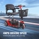 preview thumbnail 14 of 26, Mobility Scooter for Adults & Seniors - Folding Electric Powered Mobility Scooter