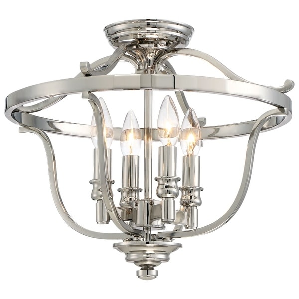 Minka Lavery 3296-613 4 Light Flush Mount Ceiling Fixture from the Audrey's Point Collection