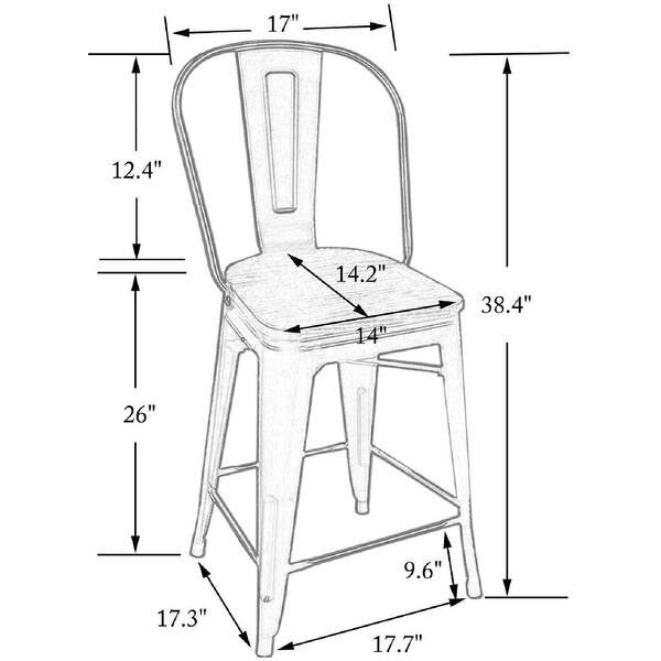 Andeworld swivel bar stools,counter height bar stools set of 4 Bed