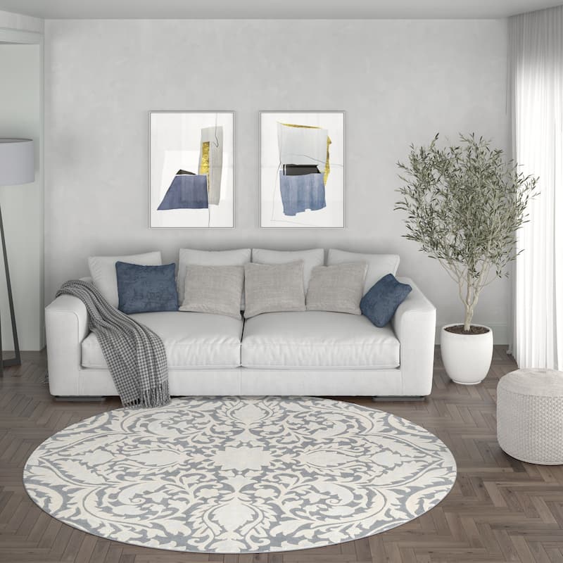 Carrington Farmhouse Floral & Botanical Indoor Area Rug