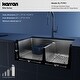 preview thumbnail 6 of 7, Karran Elite Undermount Stainless Steel 32 in. 16-Gauge Double Bowl 60/40 Kitchen Sink Kit - Silver
