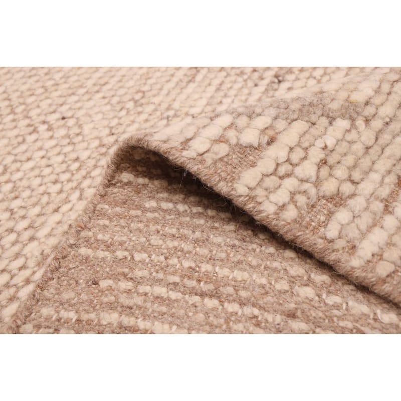 ECARPETGALLERY Hand-knotted Looma Beige Wool Rug - 8'3 x 10'0