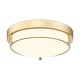preview thumbnail 3 of 12, 12 Inch 2-Light Flush Mount Light Fixture, Modern Ceiling Light