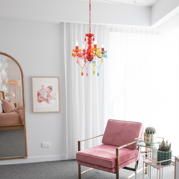 Crystal plug in chandelier on sale