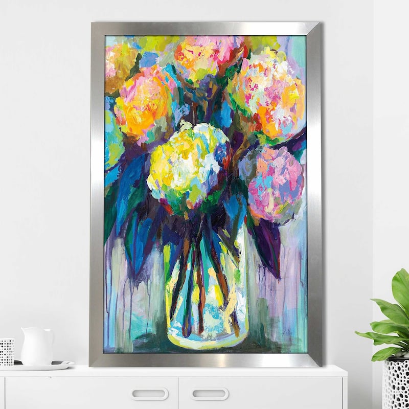 "Full of Hydrangeas" Print on Acrylic