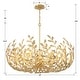 preview thumbnail 7 of 5, Broche 12 Light Antique Gold Chandelier
