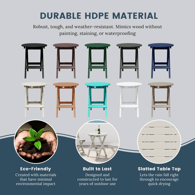 Laguna Patio Round Folding Dining Table