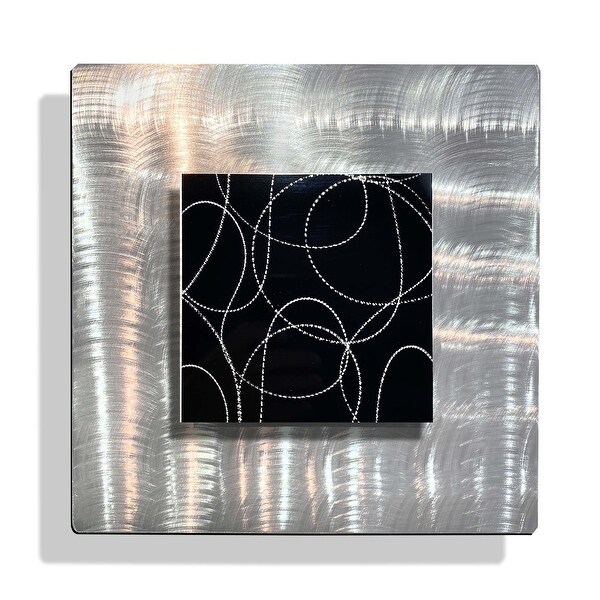 Statements2000 3D Metal Wall Art Accent Sculpture Modern Gold Black by Jon Allen