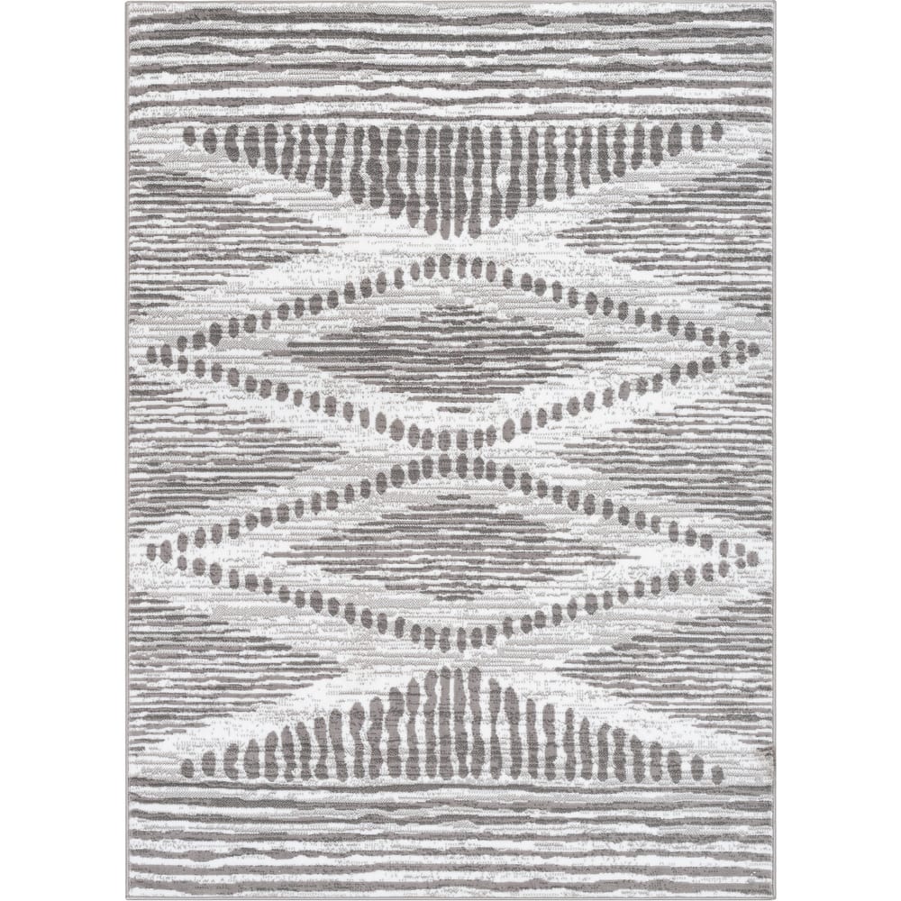 Well Woven Dulcet Aosta Tribal Diamond Pattern Area Rug