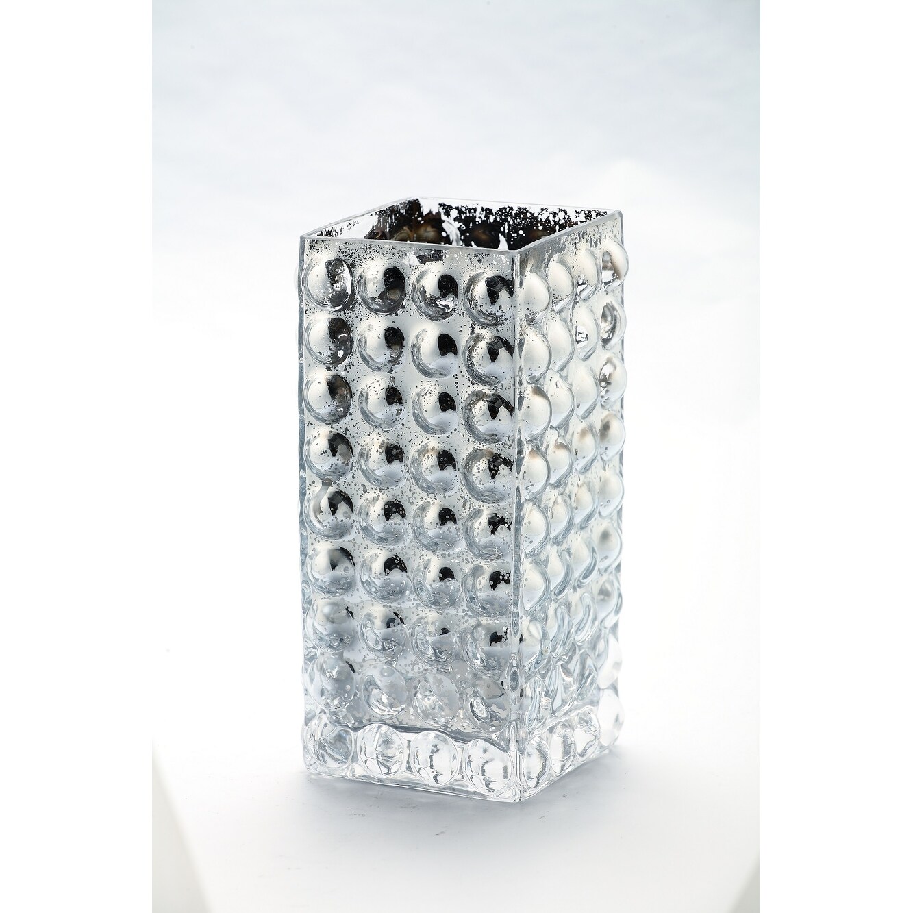 colored glass pillar candle holders