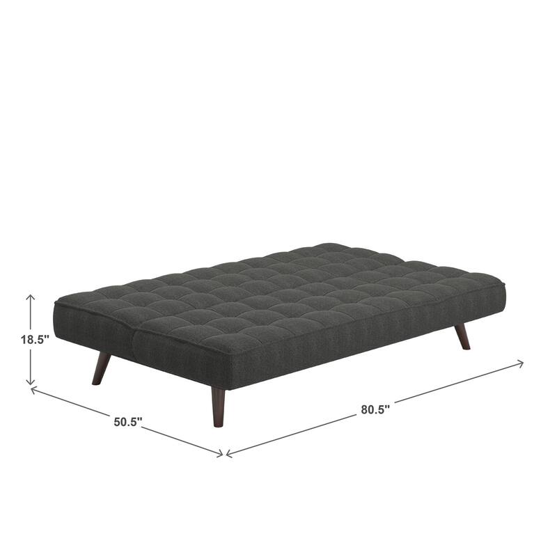 Halden Transitional Chenille Tufted Futon by iNSPIRE Q Modern