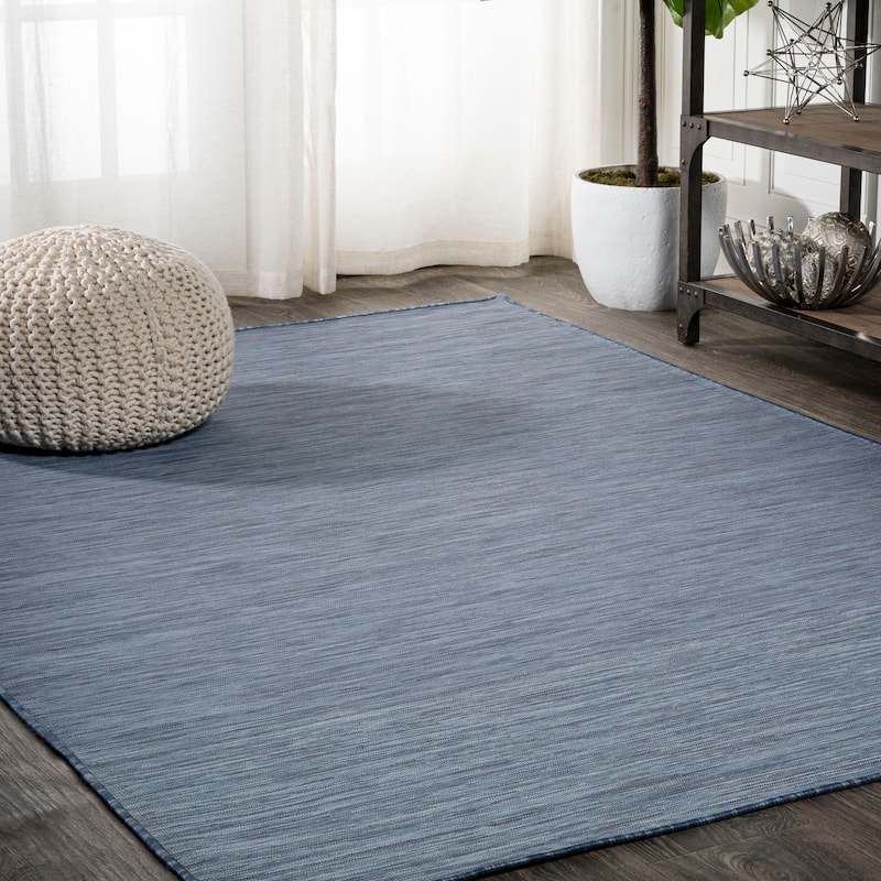 JONATHAN Y Bo Modern Flatweave Solid Area Rug