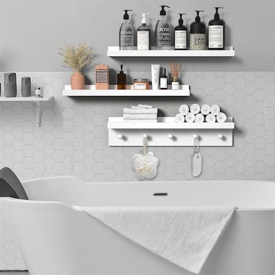 24 Inch Floating Shelves for Wall - 4.5"D x 24"W x 2"H