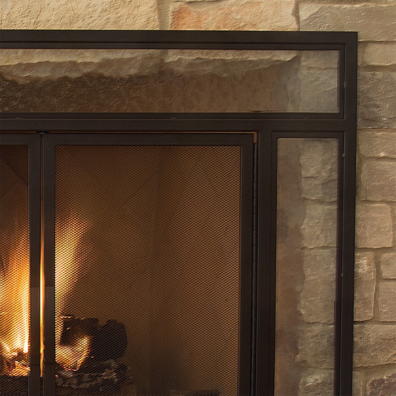 Pleasant Hearth Manchester Fireplace Screen 44"W x 33"H