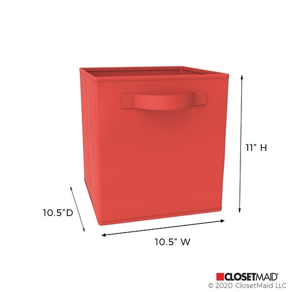 dimension image slide 1 of 12, ClosetMaid Cubeicals 11-inch Fabric Drawer