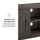 preview thumbnail 57 of 98, Middlebrook Firebranch 58-inch Barn Door TV Stand