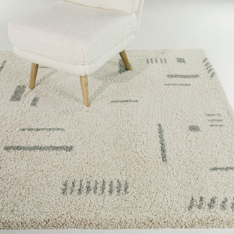 Carson Shag Area Rug - 5'3" x 7' - Sage - Rectangle