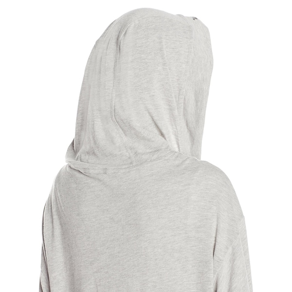 Shop Bench New Gray Women S Size Medium M Long Cardigan Hooded