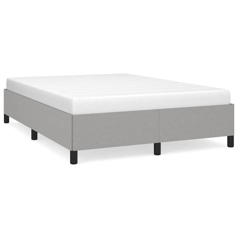 vidaXL Bed Frame, Fabric, No Mattress