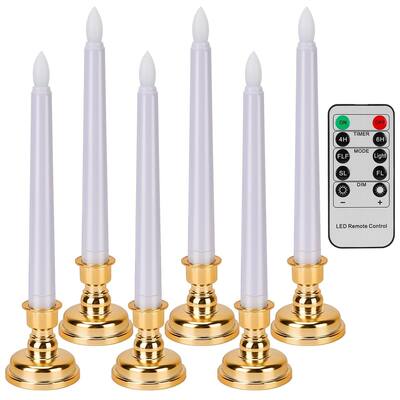6-Pack LED Flameless Taper Candles