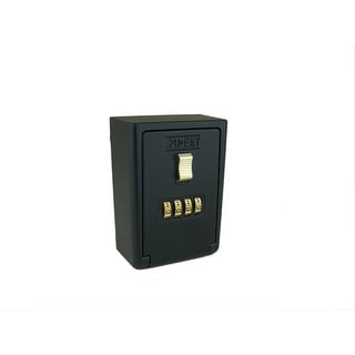 MAILADA Magnetic Key Holder, Black Combination Lock Box With 3xN52