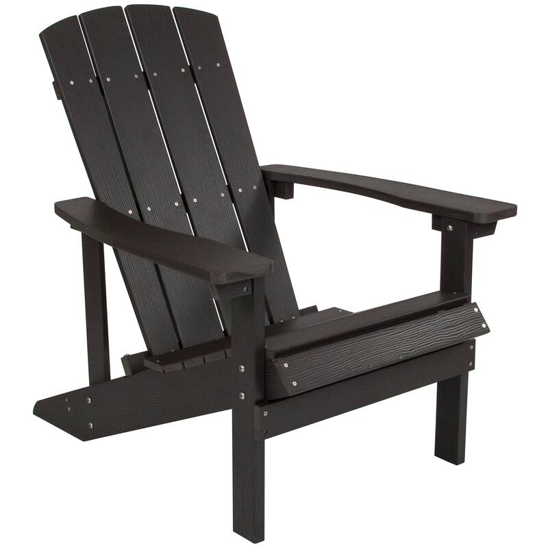 Star and Moon Fire Pit with Mesh Cover & 4 Poly Resin Adirondack Chairs