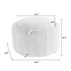 preview thumbnail 9 of 55, 30" W Round Velvet Upholstered Storage Ottoman with Flip Top Tray