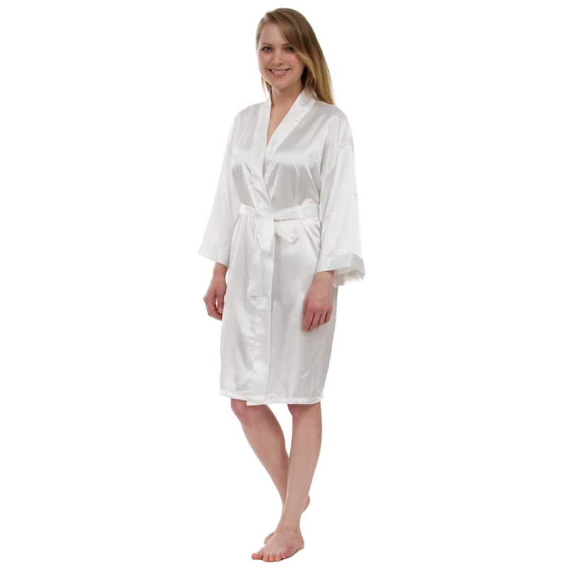 Women's Silky Satin Robe