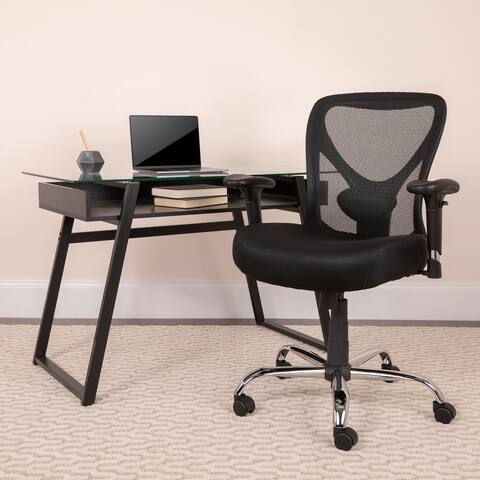 Big & Tall 400 lb. Rated Mesh Swivel Ergonomic Task Office Chair