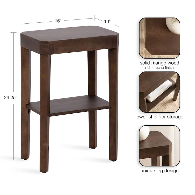 Kate and Laurel Talcott Wood Side Table