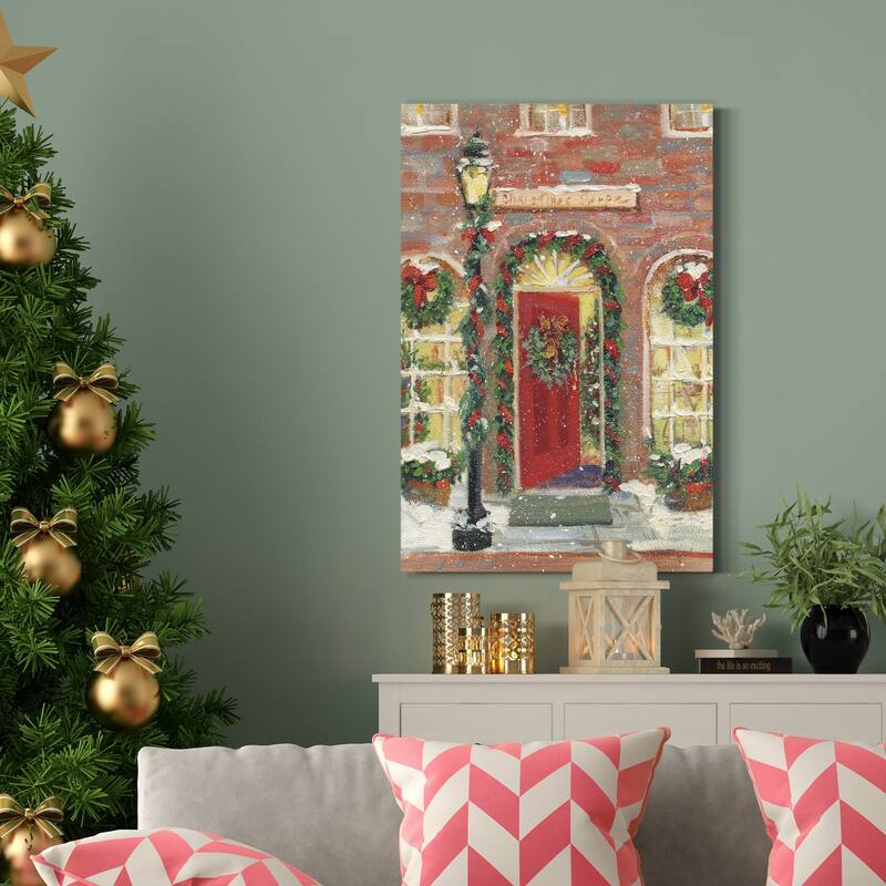 Christmas Shoppe-Premium Gallery Wrapped Canvas - Ready to Hang