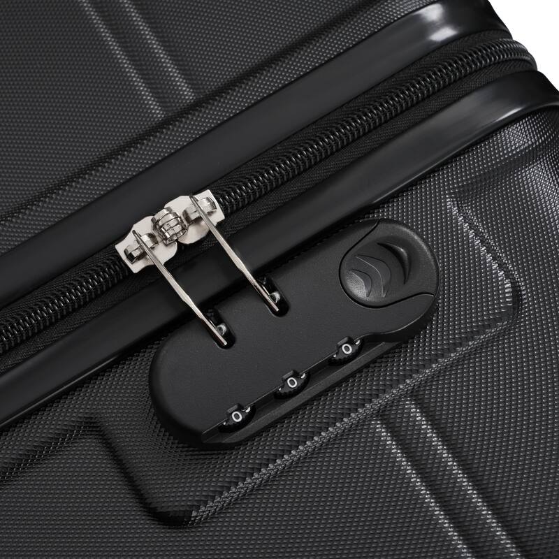 6 Piece Luggage Set, with Double Spinner Wheels Handle Password Lock, 14 IN Cosmetic Case 20/24/28 IN Luggages with Bag