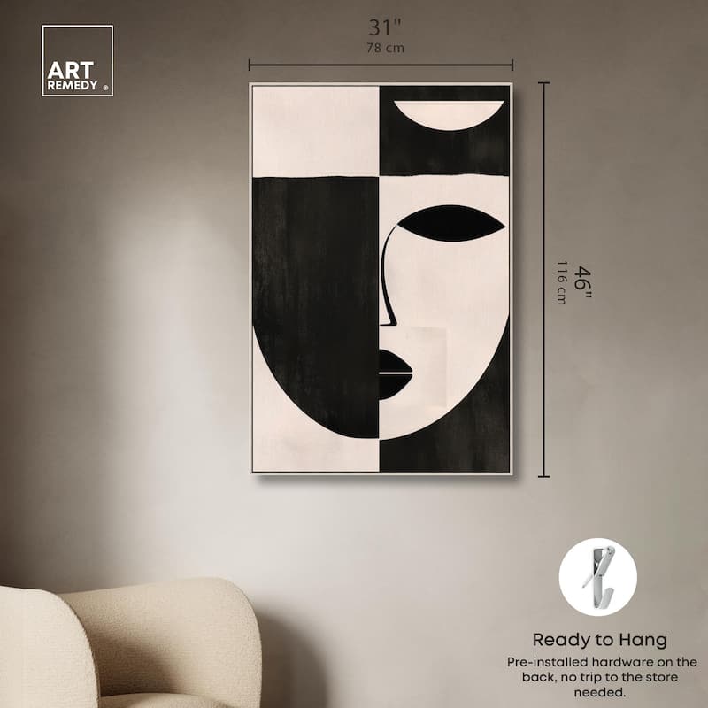 Divided Self II Canvas by Art Remedy