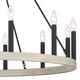 Acroma 12 Light 40 In Modern Farmhouse Wagon Wheel Chandelier-UL