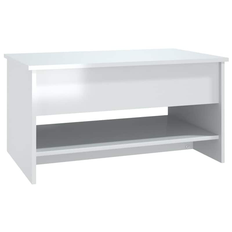 vidaXL Coffee Table Lift Top End Table Accent Side Sofa Table Engineered Wood - 31.5" x 19.7" x 16.7"